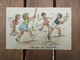 CPA ILLUSTRATEUR GERMAINE BOURET ENFANTS JEUX TENNIS - Bouret, Germaine