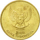 Monnaie, Indonésie, 500 Rupiah, 2000, TTB+, Aluminum-Bronze, KM:59 - Indonésie