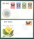 PAPUA NEW GUINEA - FDC  - 14.2.1966 & 12.10.1966 - BUTTERFLIES SET COMPLETE - Yv 83-93 -  Lot 17692 - Papua-Neuguinea