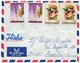 BURUNDI - AIR MAIL COVER TO ITALY 1991 / THEMATIC STAMPS-FLOWERS / POPE JEAN PAUL II° - Gebruikt