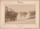 Photo Sur Carton Recto : PARIS Lac Du Bois De Boulogne , Verso : Cascade De Saint Cloud - Voir Description - Anciennes (Av. 1900)