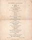 95-SUPERBE MENUS DU RESTAURANT HOTEL LEBRUN à AUVERS SUR OISE Du 3 JANVIER 1898 - Menus