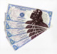 Lot De 5 Billets De Banque Fantaisie "One Credit" Star Wars Bank Note - Dark Vador - La Guerre Des Étoiles - Darth Vader - Specimen