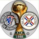 PIN FIFA WORLD CUP 1998 1/8 FINAL FRANCE Vs PARAGUAY - Calcio