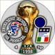 PIN FIFA WORLD CUP 1998 1/4 FINAL FRANCE Vs ITALY - Fútbol