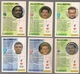 6 Cartes Panini Football 1994 Cards Official. Barthez Bell Ettori Desailly Emmanuel Petit Lama - Other & Unclassified