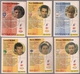 6 Cartes Panini Football 1994 Cards Official. Lizarazu Dugarry Djorkaeff Vercruysse Laurent Blanc Bravo - Other & Unclassified