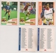 5 Cartes Panini Football 1994 Cards Official. Ginola Sauzée Papin = 2 Cartes Liste Des Joueurs - Other & Unclassified