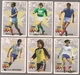 6 Cartes Panini Football 1994 Cards Official. Genghini Bats Bathenay  Battiston Bereta Bossis - Other & Unclassified