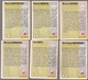 6 Cartes Panini Football 1994 Cards Official. Genghini Bats Bathenay  Battiston Bereta Bossis - Other & Unclassified