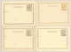 Suriname - 1876/9 - 4 Ongebruikte Briefkaarten - Not Used - Surinam ... - 1975