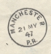 Nederland - 1947 - 15 En 20 Cent Konijnenburg Op KLM / Aer Lingus R-First Flight Amsterdam - Manchester / UK - Brieven En Documenten