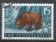 Yugoslavia (Trieste) 1954. Scott #96 (U) Brown Bear, Overprinted STT VUJNA * - Usados