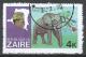 Zaire 1979. Scott #904 (U) Pres. Mobutu, Map Of Zaire, Elephant - Oblitérés