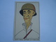 Militair - WW2 // Caricature // Lt.Gen.C.Hodges // NL Card // 19?? - Personen