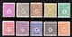 FRANCE 1944 - SERIE Y.T. N° 620 A 629 - 10 TP NEUFS* - Unused Stamps