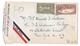 Haiti 1944 Censored Airmail Cover To US Tape And Handstamp Scott C8a RA4 Tax Stamp - Haiti
