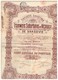 Action Ancienne - Société Anonyme Des Tramways Suburbains Et Vicinaux De Varsovie - Titre De 1924 - - Bahnwesen & Tramways