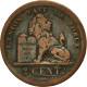 Monnaie, Belgique, Leopold I, 2 Centimes, 1833, TB, Cuivre, KM:4.1 - 2 Cents