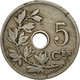 Monnaie, Belgique, 5 Centimes, 1905, TB, Copper-nickel, KM:55 - 5 Cent