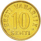 Monnaie, Estonia, 10 Senti, 2006, No Mint, SPL+, Aluminum-Bronze, KM:22 - Estonia