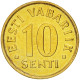 Monnaie, Estonia, 10 Senti, 2006, No Mint, SPL+, Aluminum-Bronze, KM:22 - Estonie