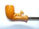 VINTAGE ANCIEN PETITE PIPE LONGUE FANTAISE CHEVAL TBE 17.5 X 3.6 CM VOIR PHOTOS - Bruyerepfeifen