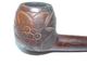 ANCIENNE VINTAGE PIPE DE BRUYERE GARANTIE CISELE DESSIN 14.2 X 3.7 CM    VOIR PHOTOS - Heather Pipes