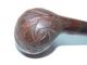 Delcampe - ANCIENNE VINTAGE PIPE DE BRUYERE GARANTIE CISELE DESSIN 14.2 X 3.7 CM    VOIR PHOTOS - Pipes En Bruyère