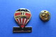 Pin's,montgolfière,UNIROYAL PNEUS IMPORT,Heissluftballon,Ballon,Baloon,umbrella - Airships