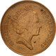 Monnaie, Grande-Bretagne, Elizabeth II, 2 Pence, 1989, TB, Bronze, KM:936 - 2 Pence & 2 New Pence