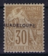 Guadeloupe: Yv 22  MH/* Flz/ Charniere - Unused Stamps