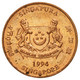 Monnaie, Singapour, Cent, 1994, Singapore Mint, TB+, Copper Plated Zinc, KM:98 - Singapour