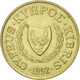 Monnaie, Chypre, 5 Cents, 1992, TB+, Nickel-brass, KM:55.3 - Chypre