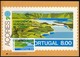 Portugal Azores, Acores 1980 / World Tourism Conference, Manila, Philippines / Windmill, Lake / Maximum Card, MC, MK - Other & Unclassified