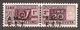 1947 Italia Italy Trieste A  PACCHI POSTALI 20 Lire Bruno Lilla Varietà 7g MNH** Firm.Biondi Parcel Post - Paketmarken/Konzessionen