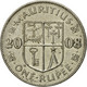 Monnaie, Mauritius, Rupee, 2008, TTB, Copper-nickel, KM:55 - Mauritius