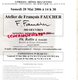 87 - LIMOGES- CATALOGUE VENTE ATELIER FRANCOIS FAUCHER- ARTS DECORATIFS LIMOGES- THEATRE ALCAZAR-1906-1985-ROLLIN - Gouaches