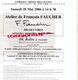 87 - LIMOGES- CATALOGUE VENTE ATELIER FRANCOIS FAUCHER- ARTS DECORATIFS LIMOGES- THEATRE ALCAZAR-1906-1985-ROLLIN - Radierungen