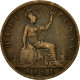 Monnaie, Grande-Bretagne, Victoria, 1/2 Penny, 1861, TTB, Bronze, KM:748.2 - C. 1/2 Penny