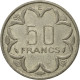 Monnaie, États De L'Afrique Centrale, 50 Francs, 1977, Paris, TTB, Nickel - Centraal-Afrikaanse Republiek