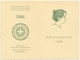 1949 Pro Juventute Dankeskärtli Mit Umschlag, Limitierte Auflage Vom Zentralsekretariat J129-J132 / 541-544 - Lettres & Documents