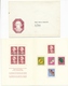 1957 Pro Juventute Dankeskärtli Mit Umschlag, Limitierte Auflage Vom Zentralsekretariat J168-J172 / 648-652 - Lettres & Documents