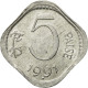 Monnaie, INDIA-REPUBLIC, 5 Paise, 1991, TTB, Aluminium, KM:23a - Inde