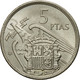 Monnaie, Espagne, Caudillo And Regent, 5 Pesetas, 1971, TTB, Copper-nickel - 25 Pesetas