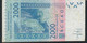 W.A.S. BENIN P216Bn 2000 FRANCS (20)14 FINE NO P.h. - Bénin