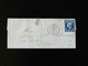 LETTRE DE TOTES POUR ROUEN  -  1857  -    EMPIRE FRANC  NON DENTELE  - - 1849-1876: Periodo Classico