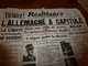 Delcampe - 1945 :rare Journal Double "non Coupé" Après Impression-->  2 éditions RESISTANCE (8 Mai) Et LIBERATION (8 Mai) - Autres & Non Classés