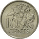 Monnaie, TRINIDAD & TOBAGO, 10 Cents, 1976, Franklin Mint, SUP, Copper-nickel - Trinidad En Tobago