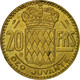 Monnaie, Monaco, Rainier III, 20 Francs, Vingt, 1950, TB, Aluminum-Bronze - 1949-1956 Anciens Francs